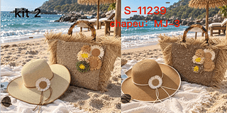 Kit chapeu com bolsa - Kit 2