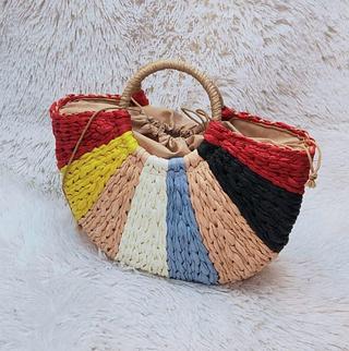 BOLSA DE PALHA NAPOLITANO