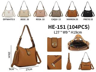 BOLSA EM CORINO FECHO DE BOTAO