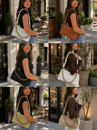 BOLSA COM ALÇA FRANZIDA
