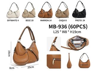 BOLSA EM COURINO MEIA LUA