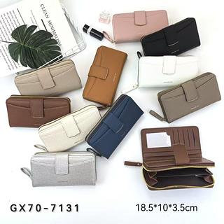 KIT 3 PEÇAS CARTEIRA/PORTA CARTÃO - ( CORES VARIADAS )