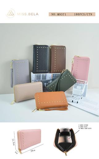 KIT 3 PEÇAS CARTEIRA PORTA CELULAR - MODELO EM COURINO SINTÉTICO ( CORES VARIADAS )