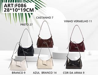 BOLSA EM COURINO VERNIZ
