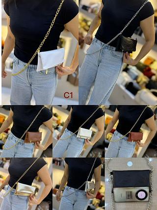 BOLSA DE CORRENTE - MODELO EM COURINO SINTÉTICO