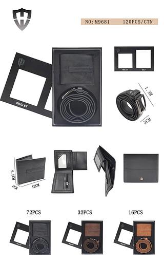 KIT CARTEIRA MASCULINA - MODELO MISS BELA