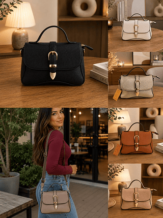 BOLSA EM CORINO COM FENDA