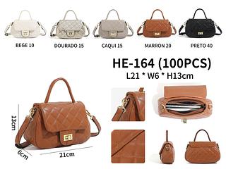 BOLSA ESTILO BAÚ - MODELO EM COURINO SINTÉTICO
