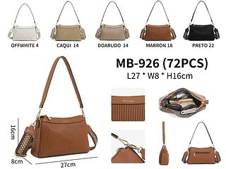 BOLSA ESTILO MISS BELA - MODELO EM COURINO SINTÉTICO.