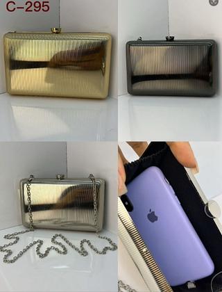 BOLSA DE FESTA ( DISPONIVEL NAS CORES DOURADO E PRATA )