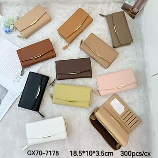 KIT CARTEIRA 3 PCS - CORES VARIADAS