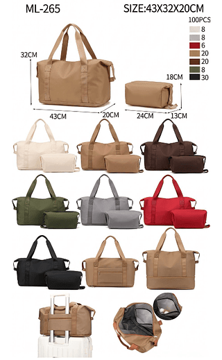 BOLSA MALA COM NECESSAIRE