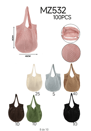 Bolsa de macrame