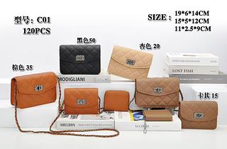 KIT 3 PEÇAS DE BOLSA MISS BELA