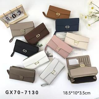 KIT 3 PEÇAS CARTEIRA/PORTA CARTÃO - ( CORES VARIADAS )