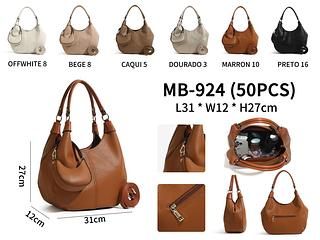 BOLSA MISS BELA - MODELO EM COURINO SINTÉTICO ( ACOMPANHA MINI BAG )