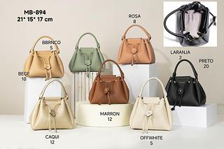 BOLSA ESTILO SACO MISS BELA - MODELO EM COUTINO SINTÉTICO