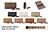 KIT 3 PEÇAS CARTEIRA - ( KIT COM CORES VARIADAS, MODELO COM ALÇA TRANSVERSAL REMOVÍVEL )