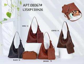 BOLSA EM TRESSE COM CARTEIRA