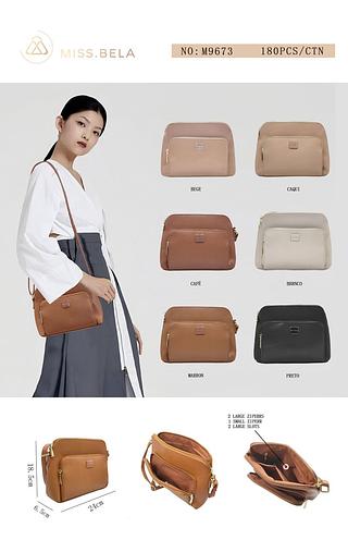 BOLSA EM COURINO SINTÉTICO - MODELO MISS BELA