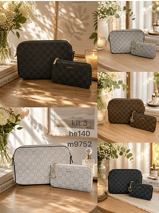 KIT BOLSA E CARTEIRA - KIT3