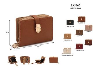 CARTEIRA / PORTA CARTAO - KIT 3 PECAS CORES VARIADAS