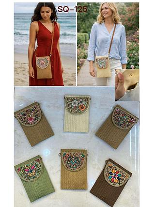 BOLSA - CARTEIRA DE PALHA MISS BELA ( KIT COM 3 PCS VARIADAS )