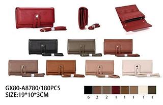 KIT 3 PEÇAS CARTEIRA - ( KIT COM CORES VARIADAS, MODELO COM ALÇA TRANSVERSAL REMOVÍVEL )