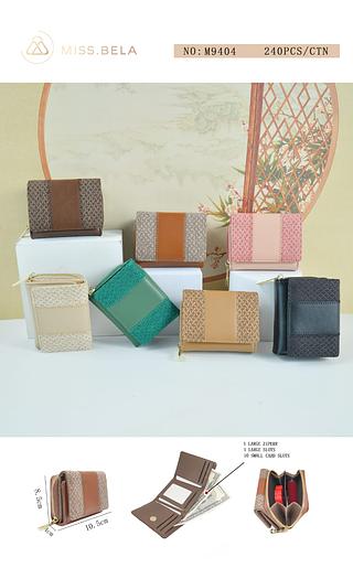 KIT COM 3 PEÇAS CARTEIRA MISS BELA ( CORES VARIADAS )