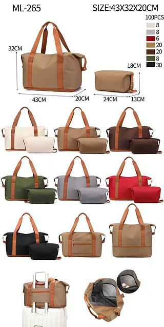 BOLSA MALA COM NECESSAIRE