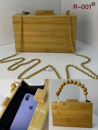 BOLSA DE FESTA DE MADEIRA