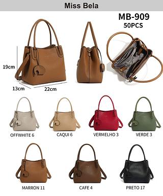 BOLSA MISS BELA - MODELO EM COURINO