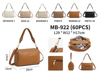 BOLSA MISS BELA - MODELO ESTILO BAÚ COM DUAS DIVISÓRIAS