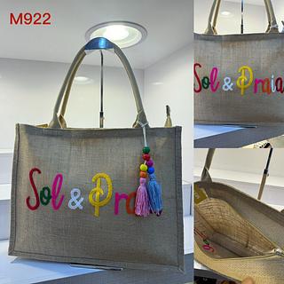 BOLSA DE JUTA SOL & PRAIA - MODELO MISS BELA