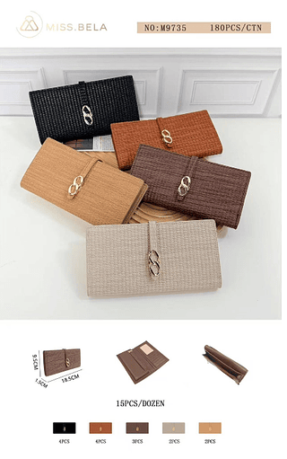 carteiras femininas- kit 3 pcs