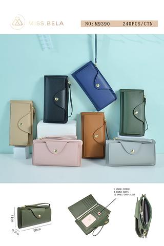 CARTEIRA/PORTA CARTÃO MISS BELA - KIT COM 3 PEÇAS ( CORES VARIADAS )