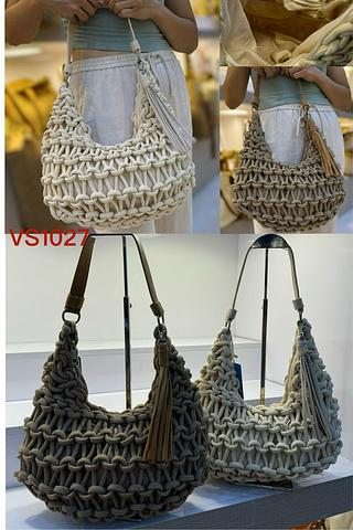 BOLSA EM MACRAMÊ MISS BELA