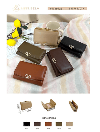 Carteira Feminina- kit 3 pcs
