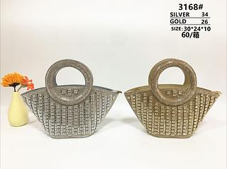 BOLSA DE STRASS ( DISPONIVEL NA COR PRATA )