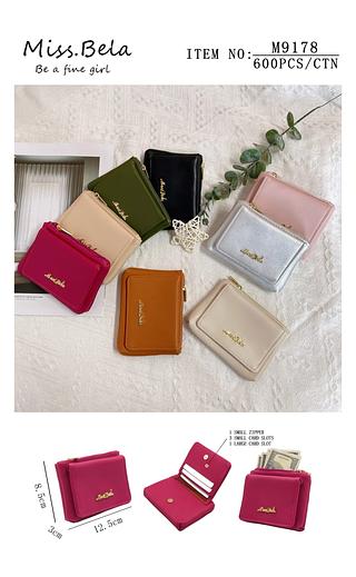 Kit com 3pecas Carteiras Feminina Cores Varias