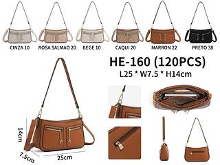 BOLSA MEIA LUA ZIPER NA FRENTE