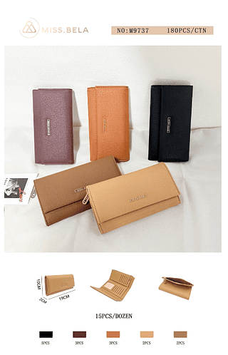 carteira feminina- kit 3 pcs
