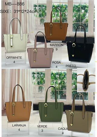 BOLSA EM COURINO COM FENDA NA FRENTE