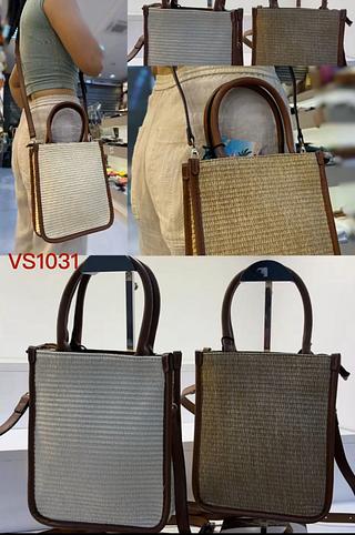 BOLSA DE PALHA COM ALÇA TRANSVERSAL - MODELO MISS BELA