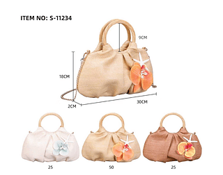 BOLSA FEMININA PALHA