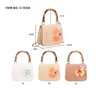 BOLSA FEMININA PALHA