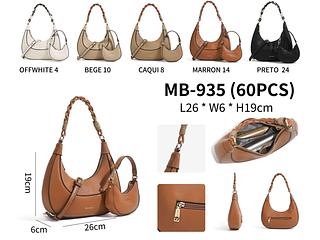 BOLSA MEIA LUA - MODELO ACOMPANHA MINI BAG