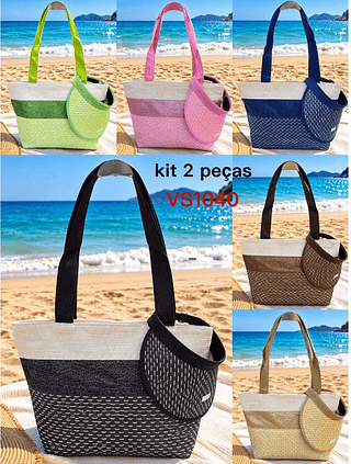 KIT BOLSA COM VISEIRA