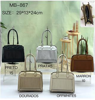 BOLSA SOCIAL EM COURINO SINTÉTICO - MODELO COM DUAS DIVISÓRIAS - ACOMPANHA ALÇA REMOVÍVEL.