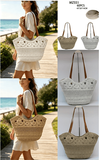 BOLSA DE PALHA GRANDE